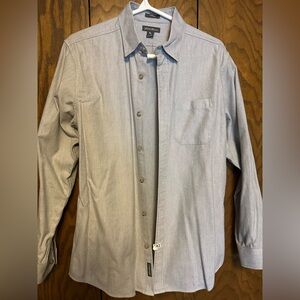 BUNDLE 4/$30 EBUC MENS M EDDIE BAUER CLASSIC FIT LONG SLEEVE SHIRT 100% cotton